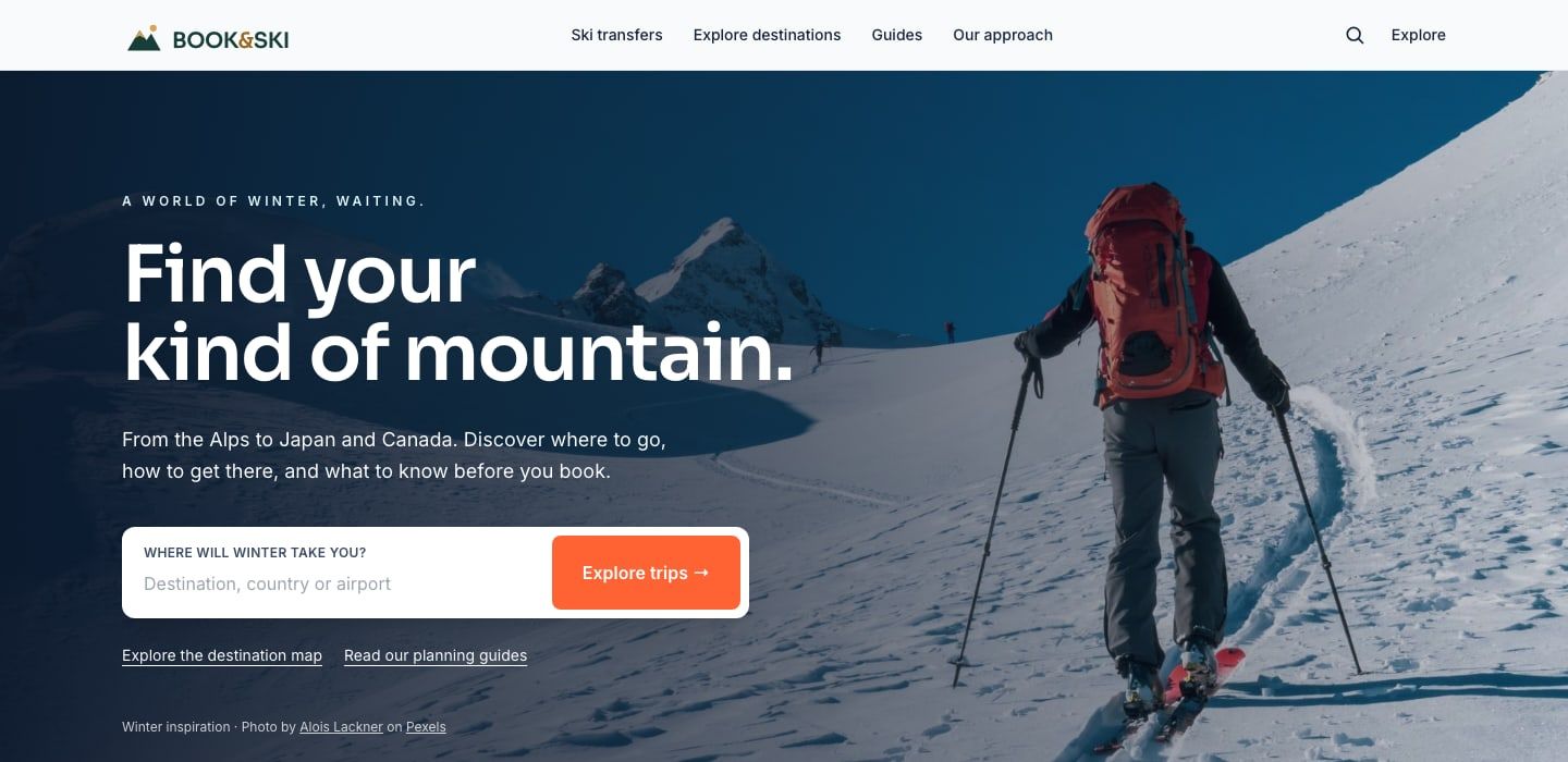 Book & Ski — Ski trips